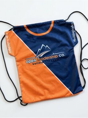 🟢3/$15 🆕 APEX LEADERSHIP DRAWSTRING BACKPACK